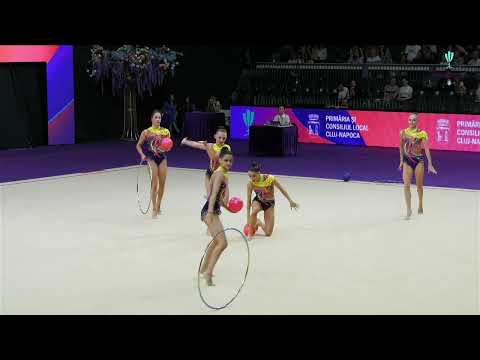 BUL  3ball2hoop  FIG RG WCCup Cluj Napoca 2025 BUL ATANASOVA Danaya, IVANOVA Sofia, KOLOMIETS Alina,