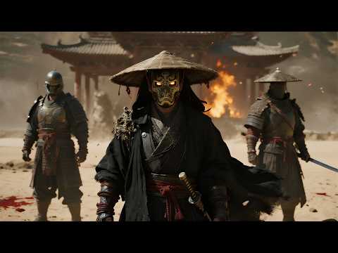 Intense Martial Arts Film: Mysterious killer emerges from shadow, carving through an army