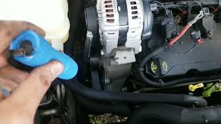 How to change an alternator on a 2010 dodge journey by 3.5L
