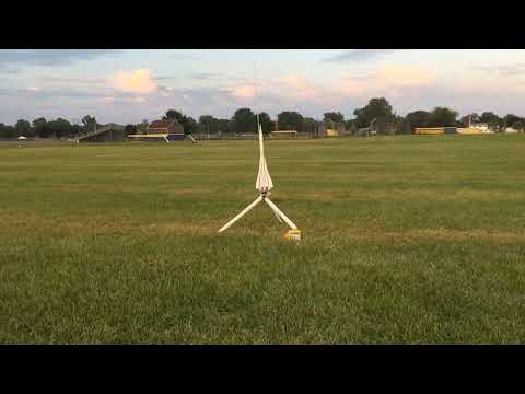 Estes Low-Boom SST Launch on Quest Q-Jet D16-6 Composite Engine