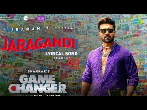 Jaragandi song in 8d audio from game changer movie in telugu||Ram Charan||Kiara advani||8d audio||