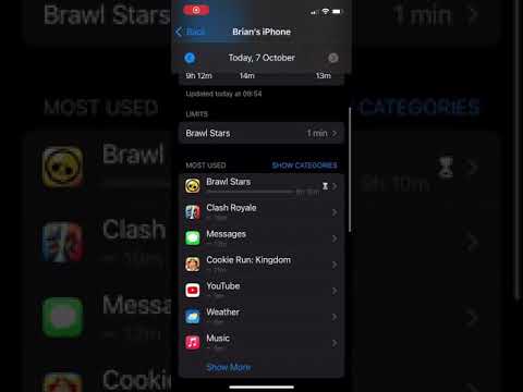 How do I fix this screen time glitch?
