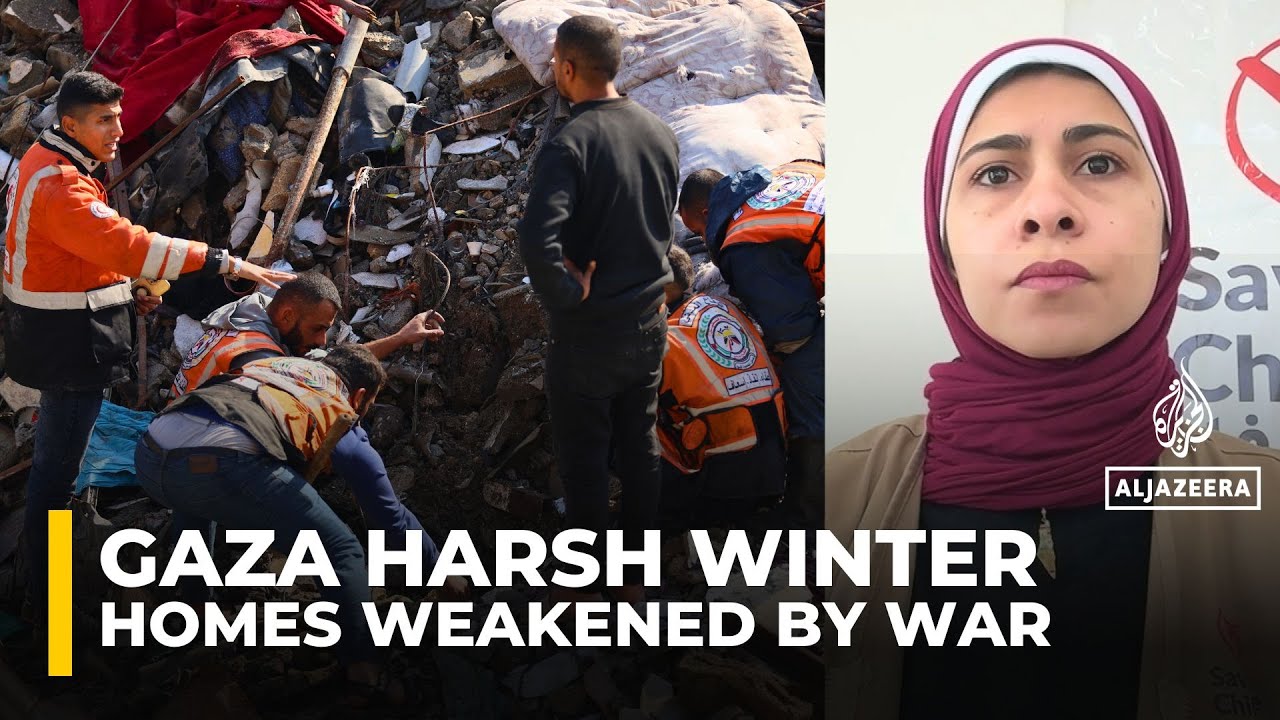 Palestinians struggle to find shelter as Israel blocks vital materials from entering Gaza