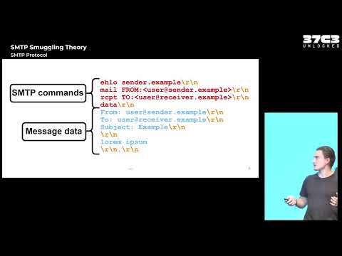 37C3 -  SMTP Smuggling – Spoofing E-Mails Worldwide - deutsche Übersetzung