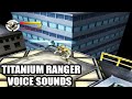 Power Rangers Lightspeed Rescue PS1 Titanium Ranger Voice Sounds