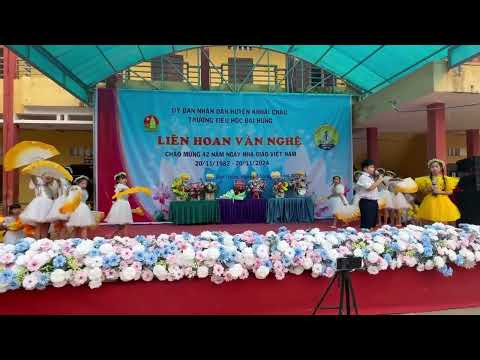 Bài hát múa bụi phấn lớp 3A Tiểu học Đại Hưng Khoái châu Hưng yên năm 2024-2025