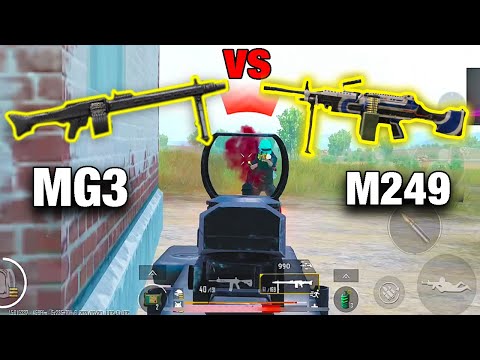 MG3 VS M249 | WHO WILL WIN? | PUBG MOBILE