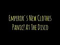 Emperor's New Clothes- Panic! At The Disco ...