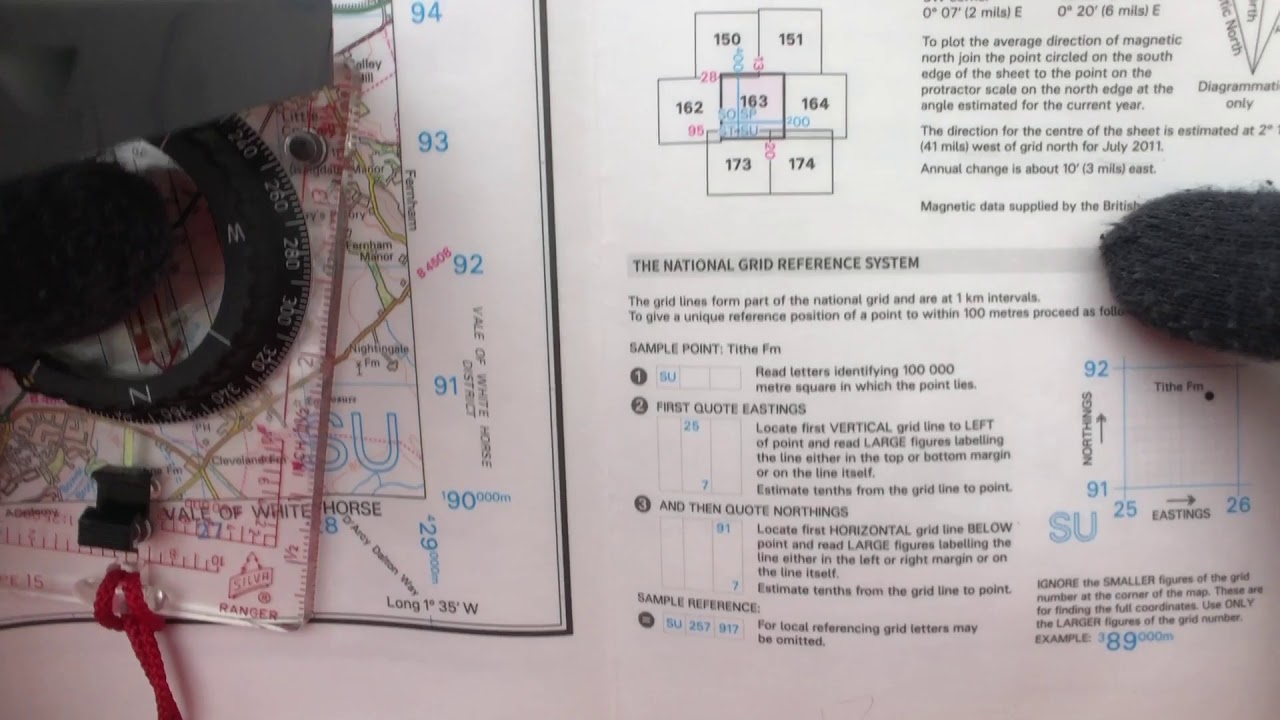 Calculating Grid Magnetic Angle