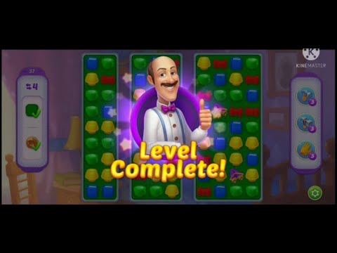 Homescapes Level 37 no boosters (15 moves )