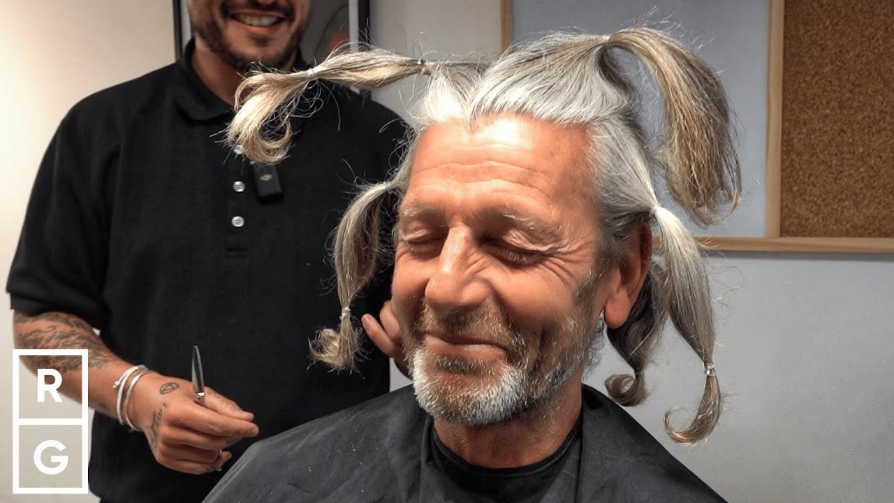 Cut It ALL OFF! 🤯 HUGE Transformation for “Gandalf” | Transformation Donation Ep.3