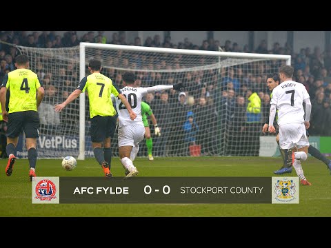HIGHLIGHTS | AFC Fylde 0 - 0 Stockport County