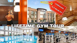 LIFETIME ATHLETIC GYM TOUR | $150/month, is a luxury gym worth it!