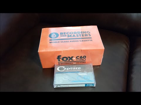 Recording the Masters (RTM) FOX C60 & Splicit Capture Series C60 - Brand New Blank Cassettes in 2019