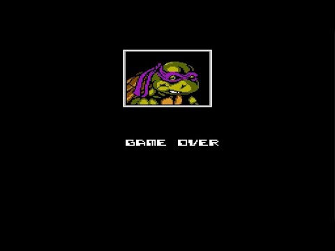 Teenage Mutant Ninja Turtles: Tournament Fighter (NES) - Game Over