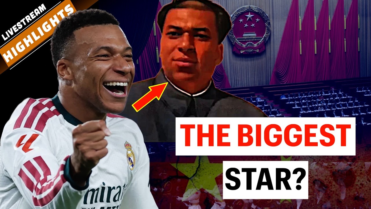 How did Kylian Mbappé become the biggest star of China's Fifth Plenum?