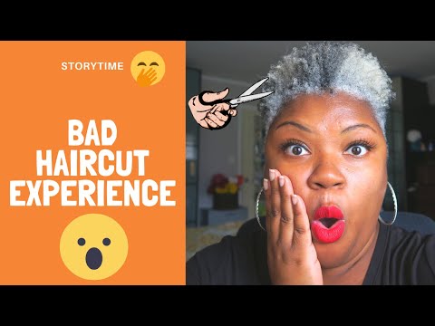 LESSONS FROM A BAD HAIRCUT | GRAY HAIR| NATURAL HAIR