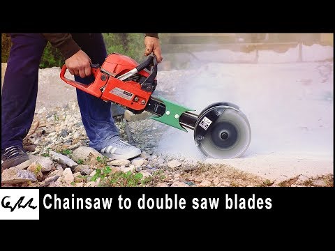 Project 091 | Chain Saw to concrete groove cutter