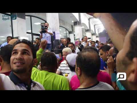 مصر العربية أعضاء الزمالك يحتفلون مع مرتضى منصور بعد اعتماد اللائحة الجديدة