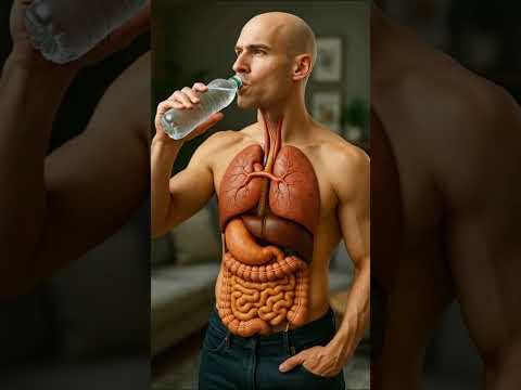 What Happens When You Drink Water? 💧Human Body 3D Animation #science