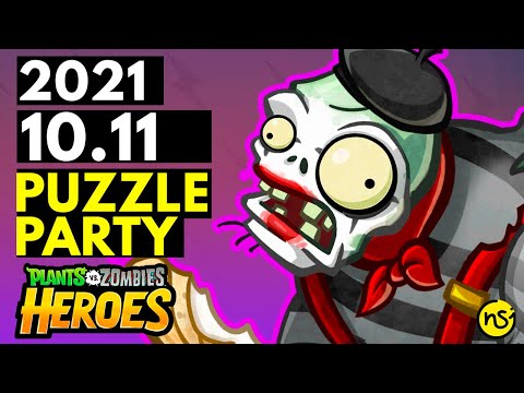 Fiesta de Puzzles 10 - 11 - 21 | PvZ Heroes