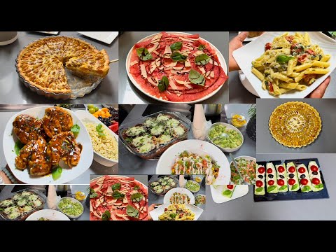 7 recipes to create your weekly menu/pasta/eggplant/chicken/minced meat/Carpaccio…