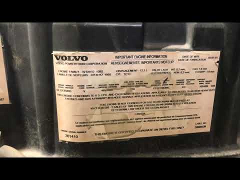 Video for Used 2004 Volvo VE D12 Engine Assy
