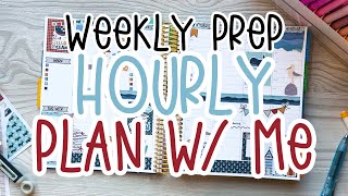 Plan With Me | Seaside Vibes & Weekly Prep | HanCanPlan Stickers