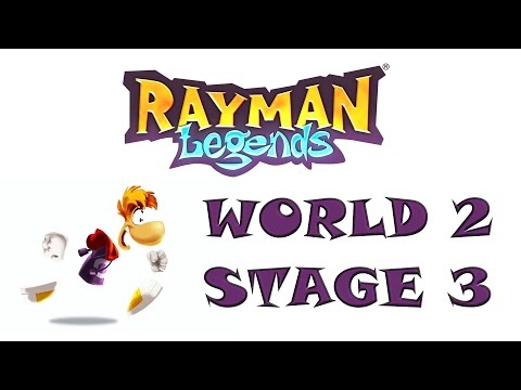 Rayman Legends Walkthrough - Toad Story - Rescue Aurora - 600 Feet Under