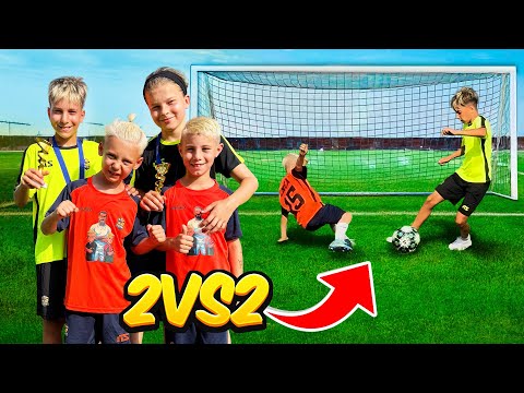 2vs2 - Coach e allievi in azione 2° EPISODIO #coachokei #football #kids