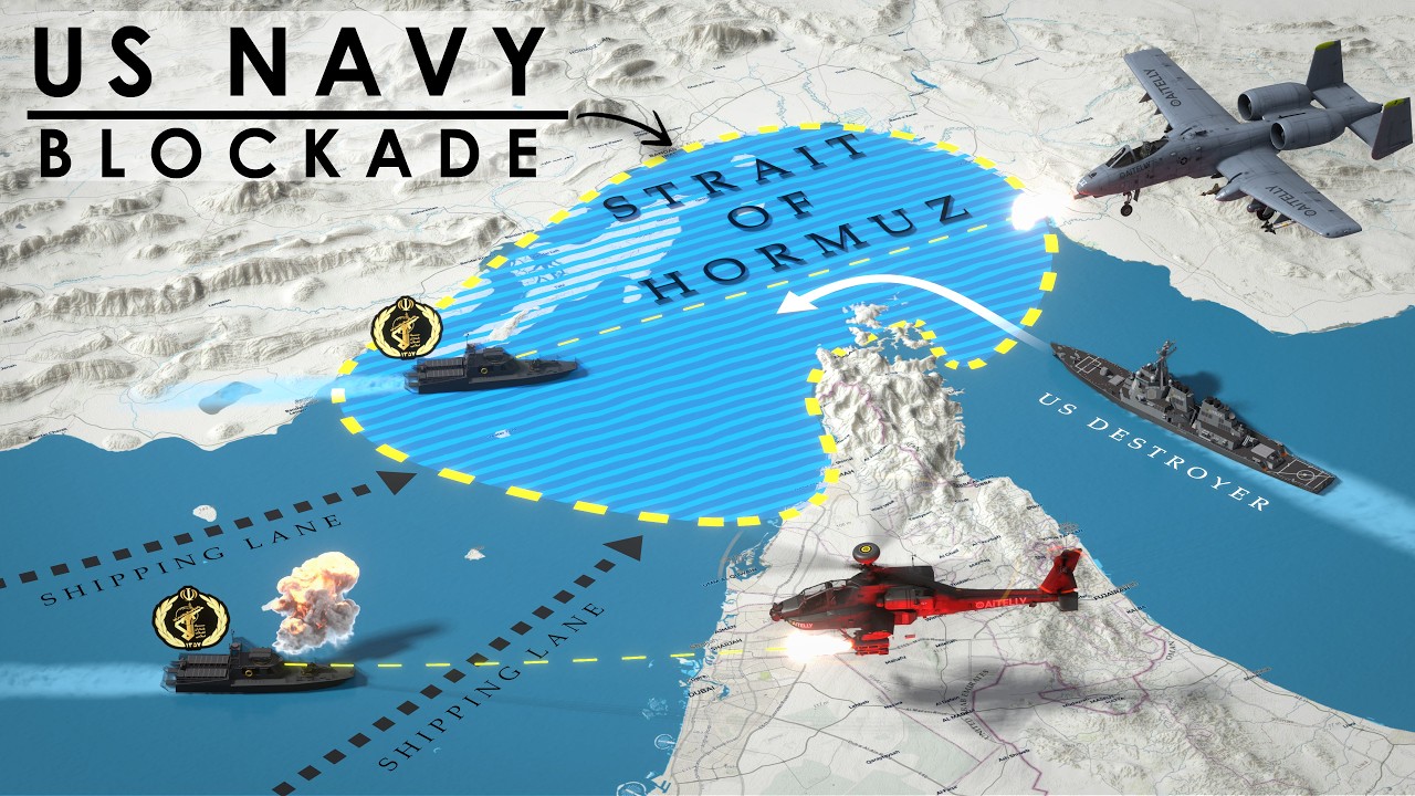 How the US Will Blockade Iran in the Strait of Hormuz :Explained