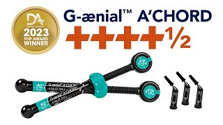 G-ænial A'CHORD rated Excellent by Dental Advisor!