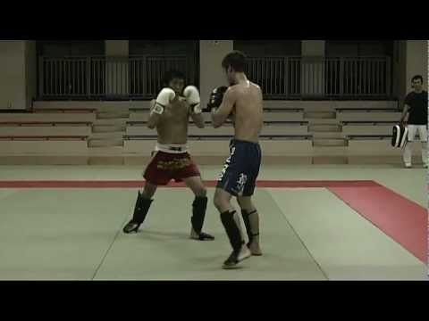 【チーム・ファイヤー】森孝太郎 vs 山口佳洋 スパーリングR2 20120815