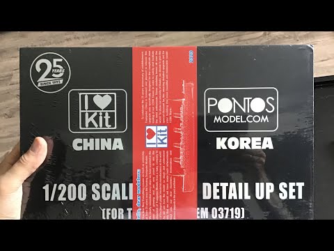 PONTOS instructions manual contents. For Trumpeter Titanic 1:200 scale model.