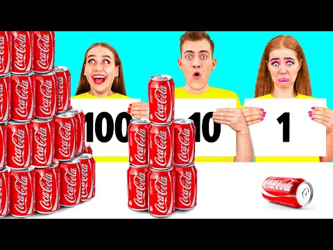 100 Layers of Food Challenge | Funny Food Challenges by PaRaRa