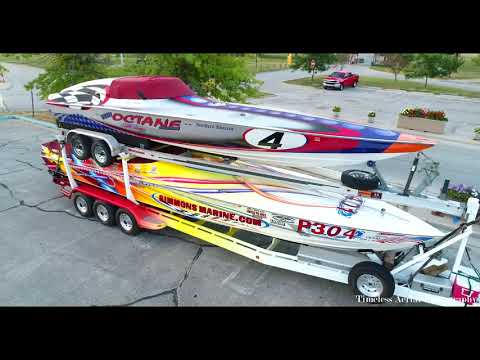 Super Boats Aug 3,  2018 Great Lakes Grand Prix Drone Footage