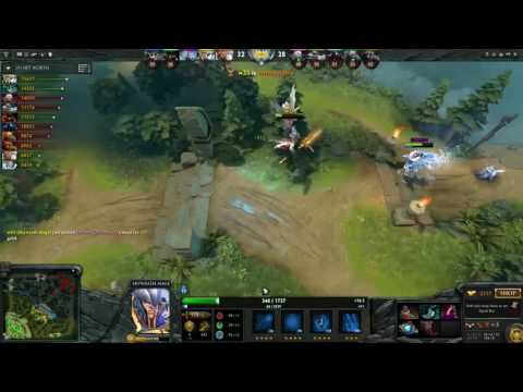 1v3 Mid Non Stop Fighting Skywrath Mage by w33