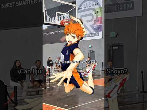 Can I jump higher than Hinata Shoyo? #haikyuu #anime