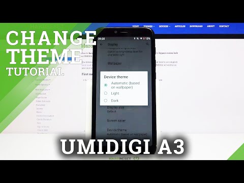 Personalize Device Theme – UMIDIGI A3 & Display Style