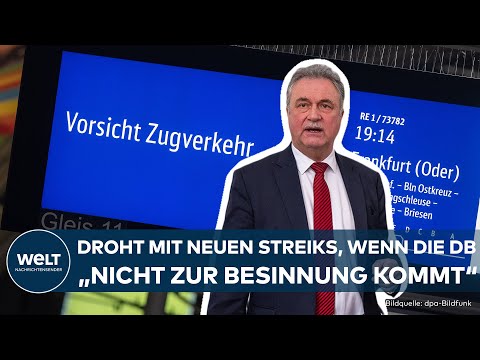 BAHN-STREIK BEENDET: GDL-Chef Claus Weselsky droht mit neuen Arbeitsniederlegungen