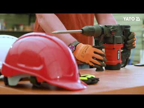 Перфоратор сетевой SDS+ YATO 1100Вт 4.5Дж Ø 35 мм - фото 1 - id-p1851041763