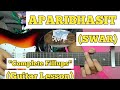 APARIBHASIT - SWAR | Guitar Lesson | Plucking & Fillups | (With Tab)