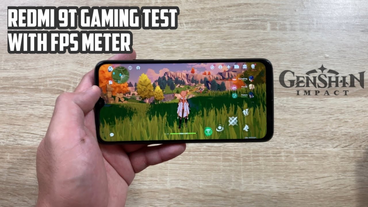 Redmi 9T Gaming Test Genshin Impact with FPS Meter | Screen Record & Graphics