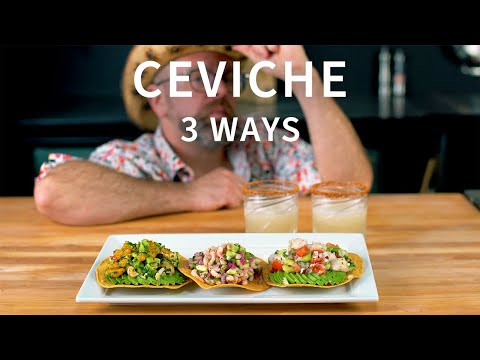 Best Ceviche Recipes-3 Ways | How to Make Ceviche | Shrimp & Scallop Ceviche Recipe | Seafood Recipe