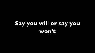 Evanescence-Say You Will-On Screen Lyrics
