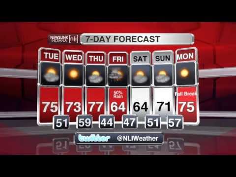 NewsLink Indiana Weather October 6, 2015   Chelsea Smith