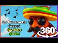 360VR La Cucaracha X Steal A Brainrot Remix Song Around The World
