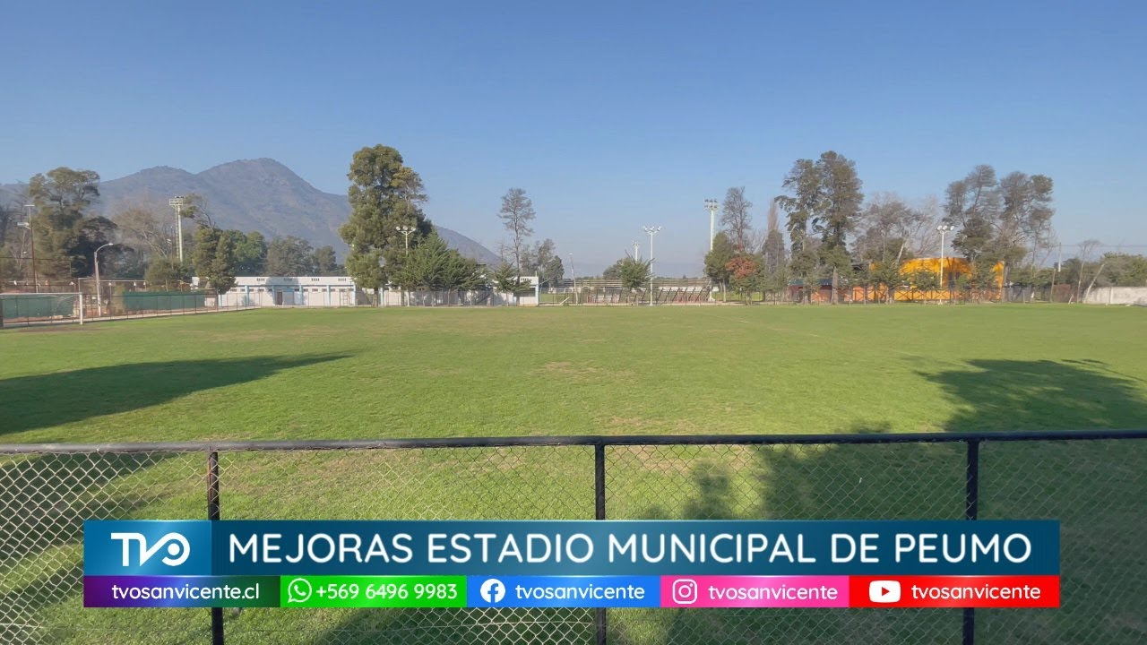 Priorizan recursos para remodelar Estadio Municipal de Peumo para Nacional de Fútbol Amateur 2024