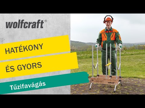 Robusztus és stabil fűrészbak tűzifához | wolfcraft