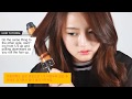 English Subtitles How To Wave Hair With A Curling Iron